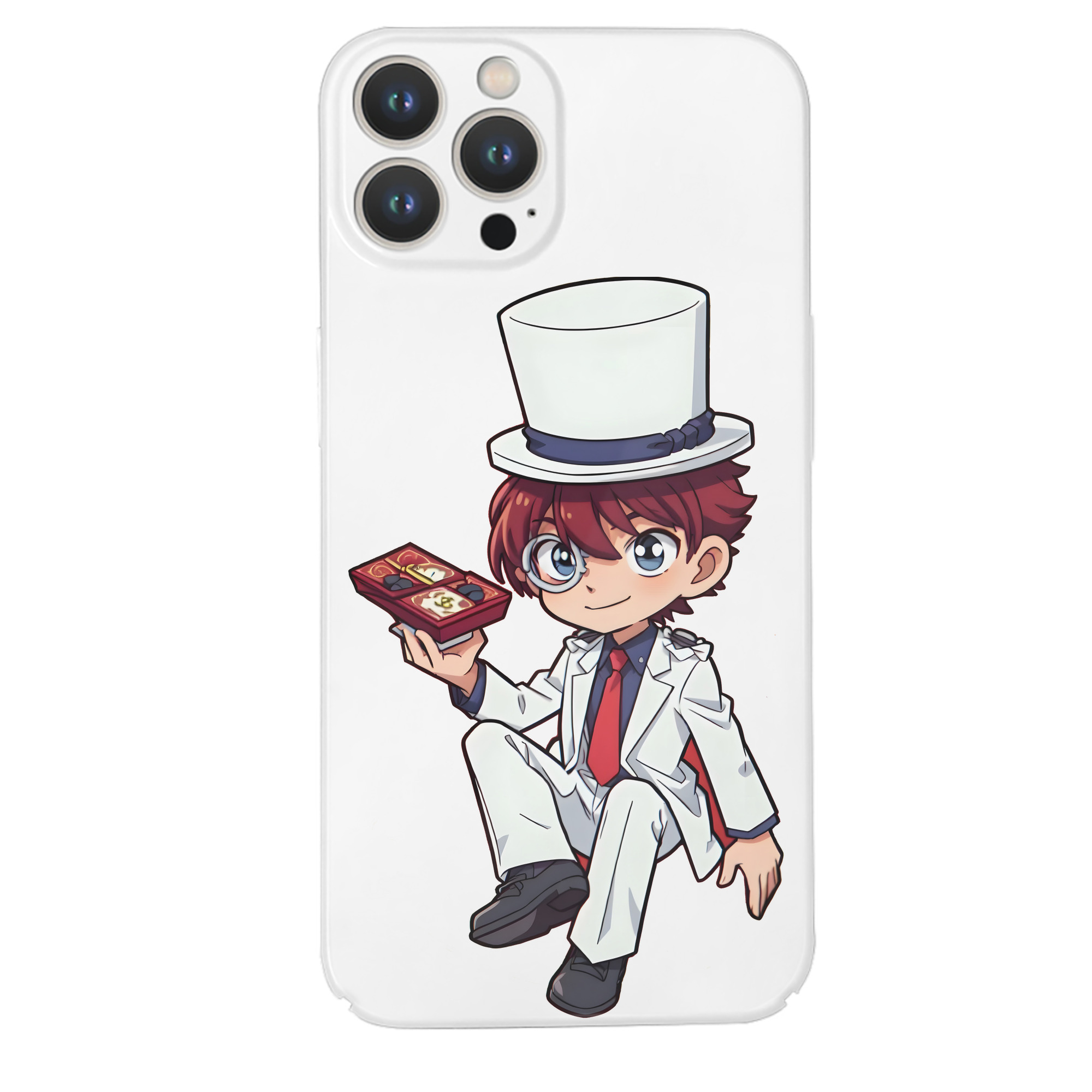 （画像用） 名探偵コナン くろば かいと Detective Conan Kuroba Kaito 【iPhone 14シリーズ対応】ハードケース